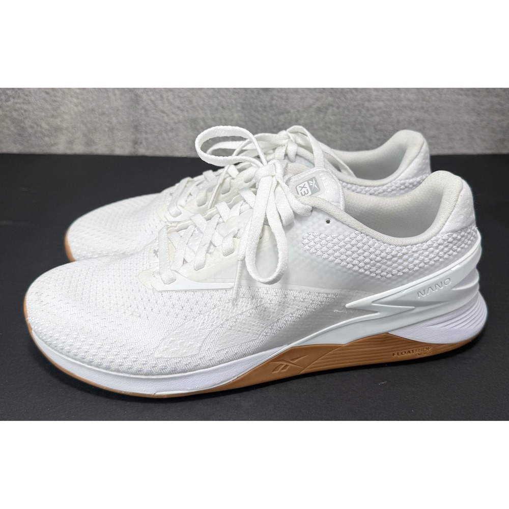 Reebok Nano X3 Training Shoes Womens 9 White Gum Sole CrossFit Gym Sneakers - Picture 2 of 9